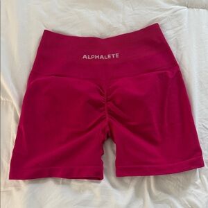 Alphalete Amplify Shorts - Fuchsia